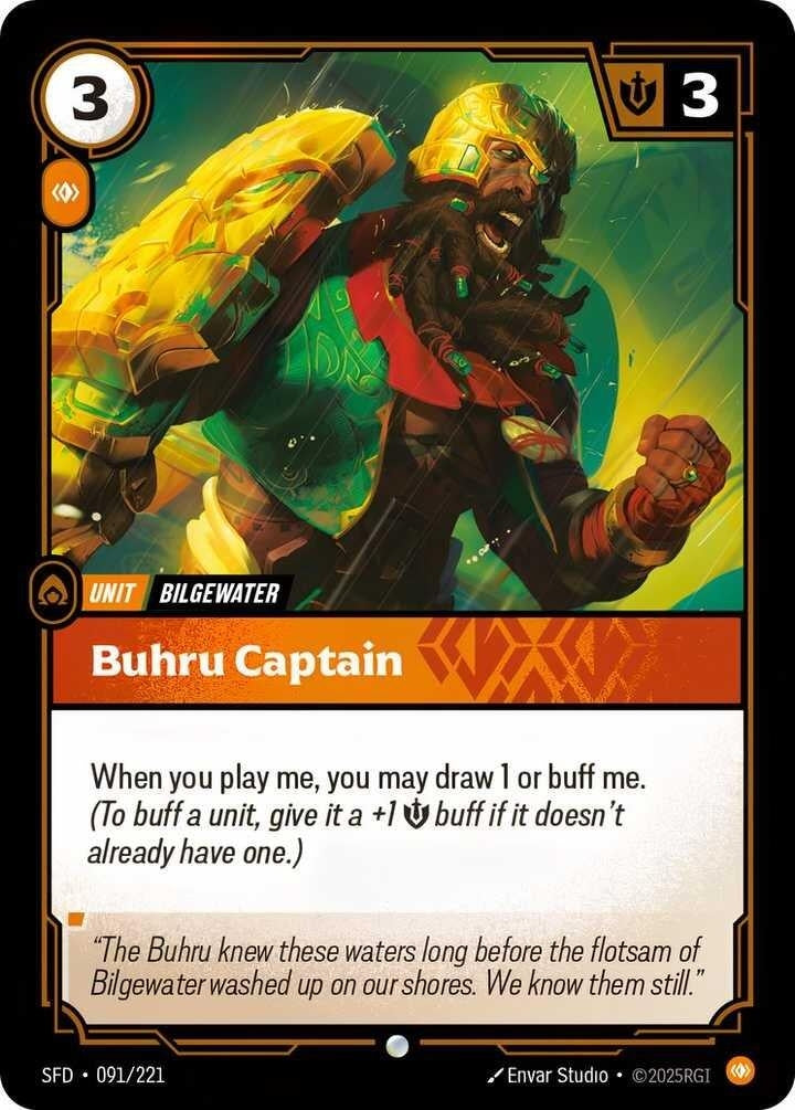 Image for Buhru Captain (091/221) (SFD) - Riftbound: League of Legends Trading Card Game