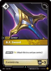 B.F. Sword - Spiritforged - 161/221