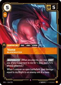 Yone, Blademaster - Spiritforged - 116/221