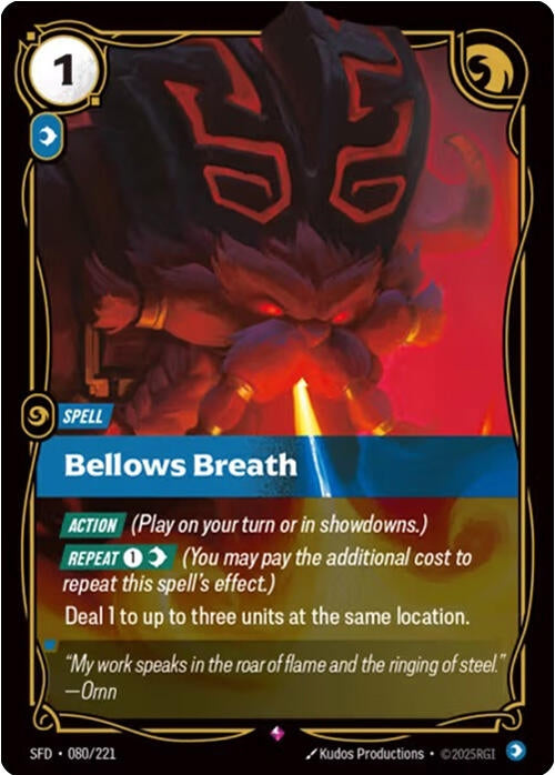 Image for Bellows Breath (080/221) (SFD) - Riftbound: League of Legends Trading Card Game