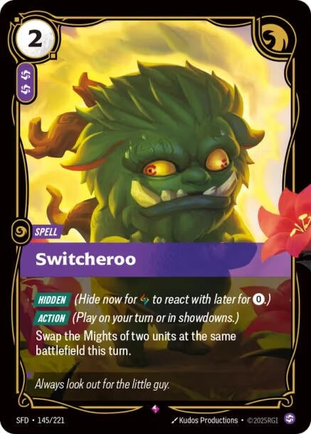 Image for Switcheroo (145/221) (SFD) - Riftbound: League of Legends Trading Card Game
