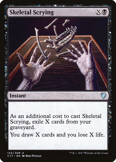 Skeletal Scrying - Commander 2017 - 125