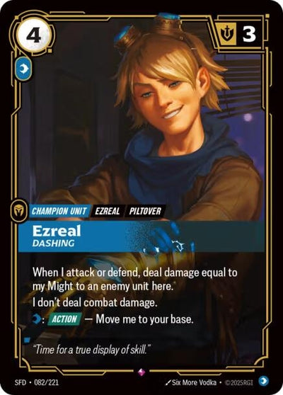 Ezreal - Dashing (082/221) (SFD)