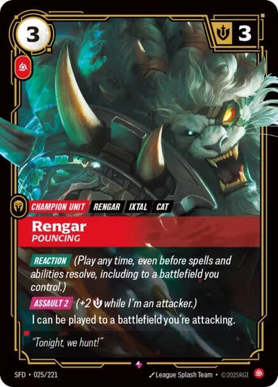 Rengar - Pouncing (025/221) (SFD)