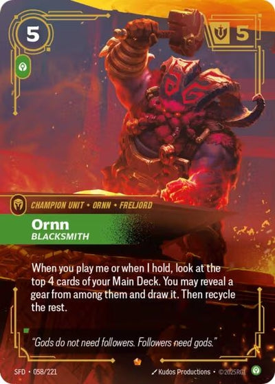 Ornn - Blacksmith (058/221) (SFD)