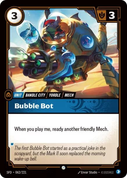 Image for Bubble Bot (062/221) (SFD) - Riftbound: League of Legends Trading Card Game