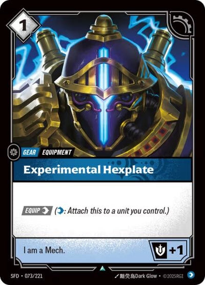 Experimental Hexplate (073/221) (SFD)
