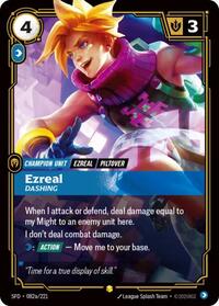 Ezreal, Dashing (Alternate Art) - Spiritforged - 082a/221