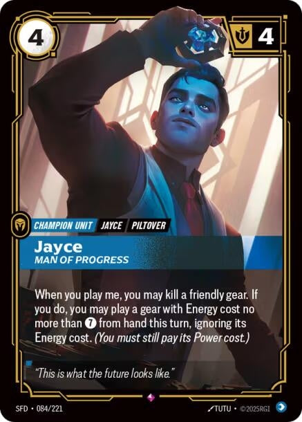 Image for Jayce - Man of Progress (084/221) (SFD) - Riftbound: League of Legends Trading Card Game