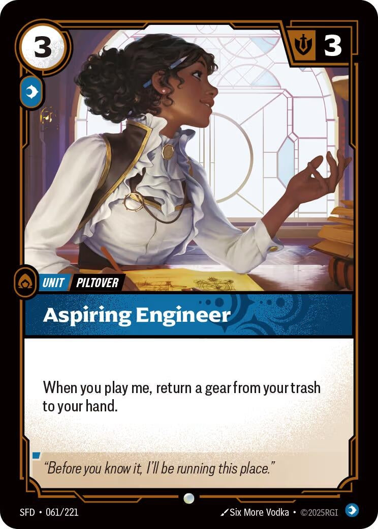 Image for Aspiring Engineer (061/221) (SFD) - Riftbound: League of Legends Trading Card Game