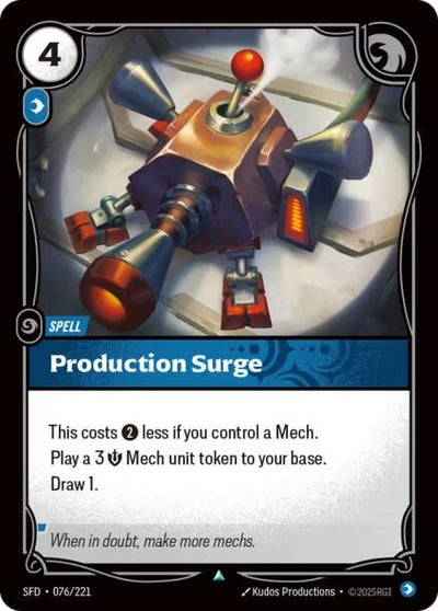 Production Surge (076/221) (SFD)