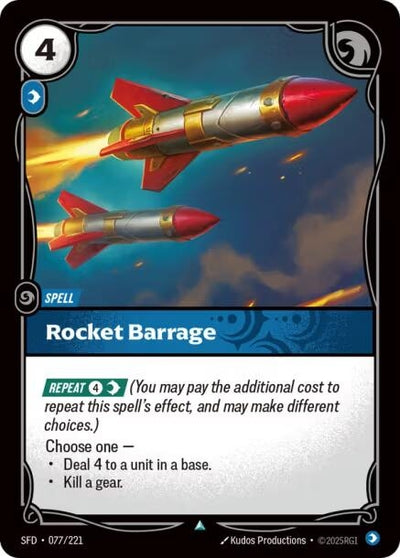 Rocket Barrage (077/221) (SFD)