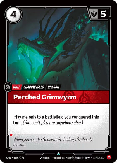 Perched Grimwyrm (015/221) (SFD)