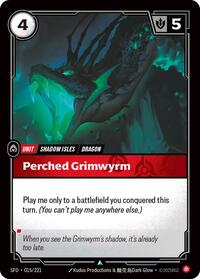 Perched Grimwyrm - Spiritforged - 015/221