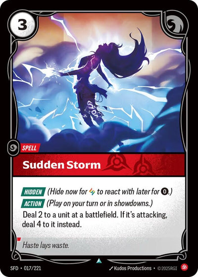 Sudden Storm (017/221) (SFD)