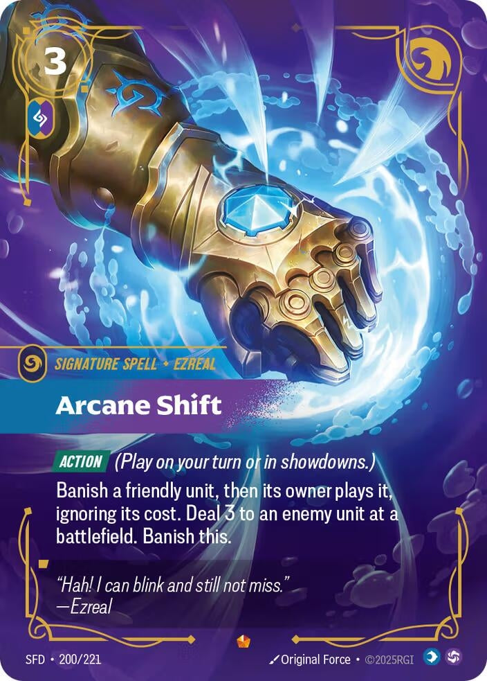 Image for Arcane Shift (200/221) (SFD) - Riftbound: League of Legends Trading Card Game