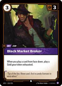 Black Market Broker - Spiritforged - 121/221