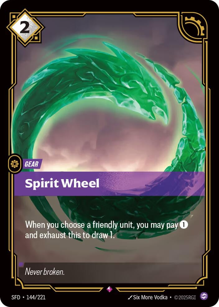 Image for Spirit Wheel (144/221) (SFD) - Riftbound: League of Legends Trading Card Game