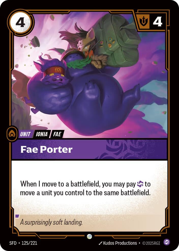 Image for Fae Porter (125/221) (SFD) - Riftbound: League of Legends Trading Card Game