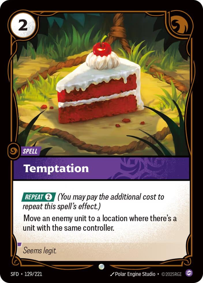 Image for Temptation (129/221) (SFD) - Riftbound: League of Legends Trading Card Game