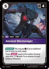 Ancient Warmonger - Spiritforged - 131/221