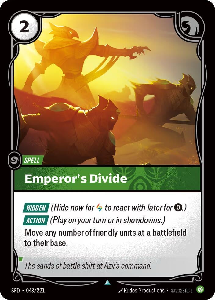 Image for Emperor's Divide (043/221) (SFD) - Riftbound: League of Legends Trading Card Game