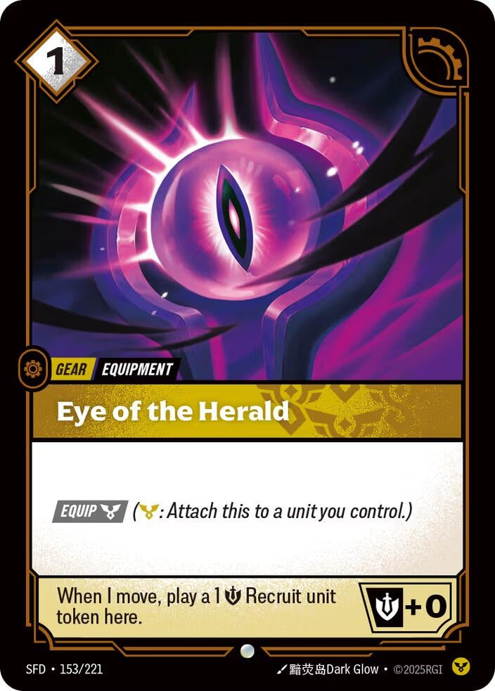 Image for Eye of the Herald (153/221) (SFD) - Riftbound: League of Legends Trading Card Game