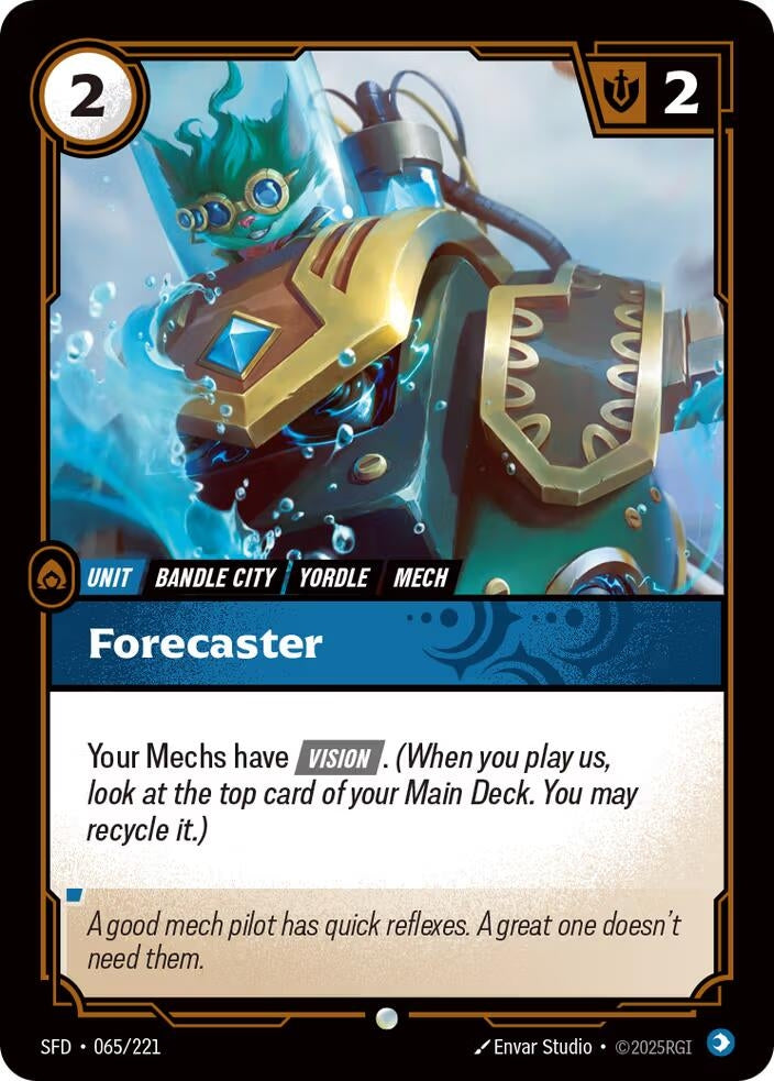 Image for Forecaster (065/221) (SFD) - Riftbound: League of Legends Trading Card Game