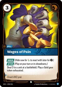 Wages of Pain - Spiritforged - 070/221