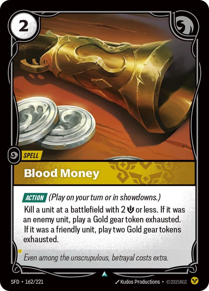 Image for Blood Money (162/221) (SFD) - Riftbound: League of Legends Trading Card Game