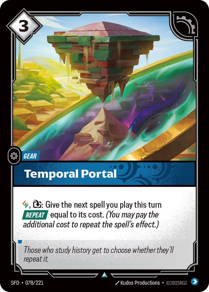 Image for Temporal Portal (078/221) (SFD) - Riftbound: League of Legends Trading Card Game