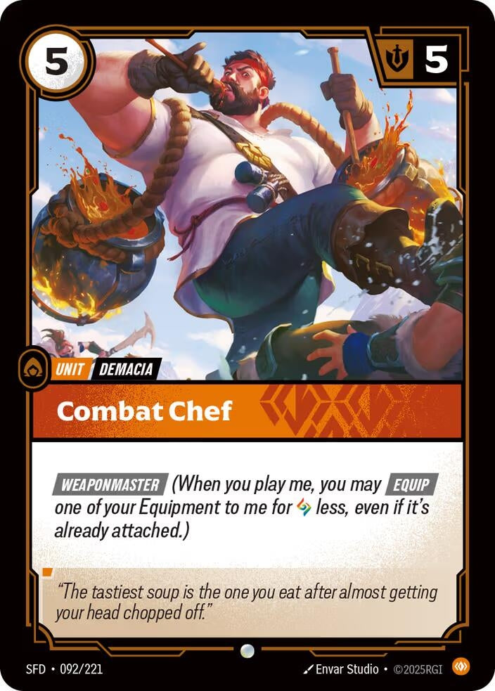 Image for Combat Chef (092/221) (SFD) - Riftbound: League of Legends Trading Card Game