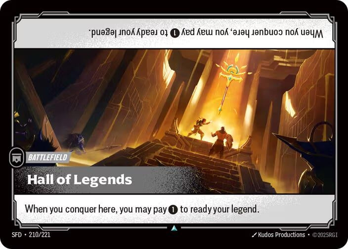 Image for Hall of Legends (210/221) (SFD) - Riftbound: League of Legends Trading Card Game