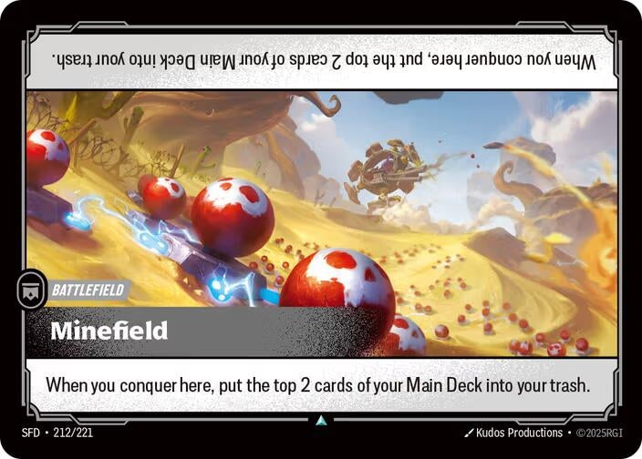 Image for Minefield (212/221) (SFD) - Riftbound: League of Legends Trading Card Game