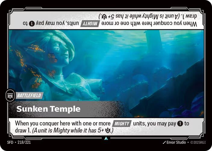 Image for Sunken Temple (218/221) (SFD) - Riftbound: League of Legends Trading Card Game