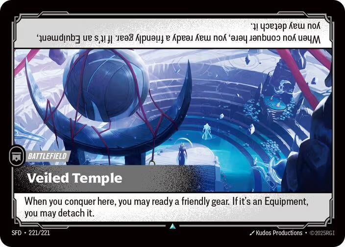 Image for Veiled Temple (221/221) (SFD) - Riftbound: League of Legends Trading Card Game