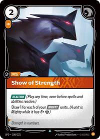 Show of Strength - Spiritforged - 106/221