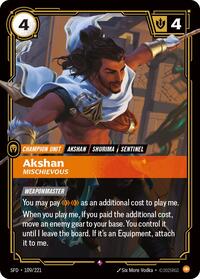Akshan, Mischievous - Spiritforged - 109/221