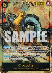 Crocodile - OP14-120 (Alternate Art) - The Azure Sea's Seven - OP14-120