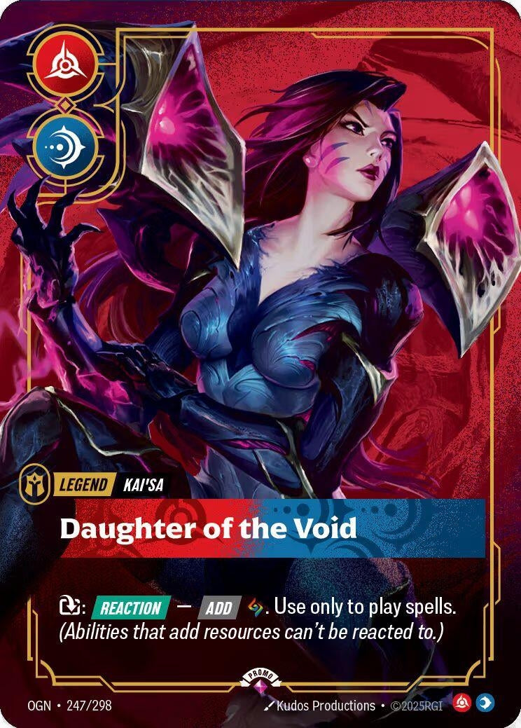 Image for Kai'Sa - Daughter of the Void (Metal) (247/298) (OPP) - Riftbound: League of Legends Trading Card Game