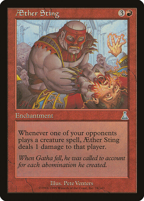 Aether Sting - Urza's Destiny - 76