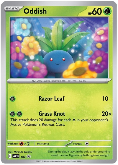 Oddish (102) [Scarlet & Violet: Black Star Promos]