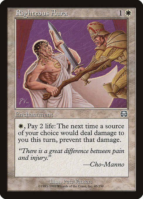 Righteous Aura - Mercadian Masques - 45