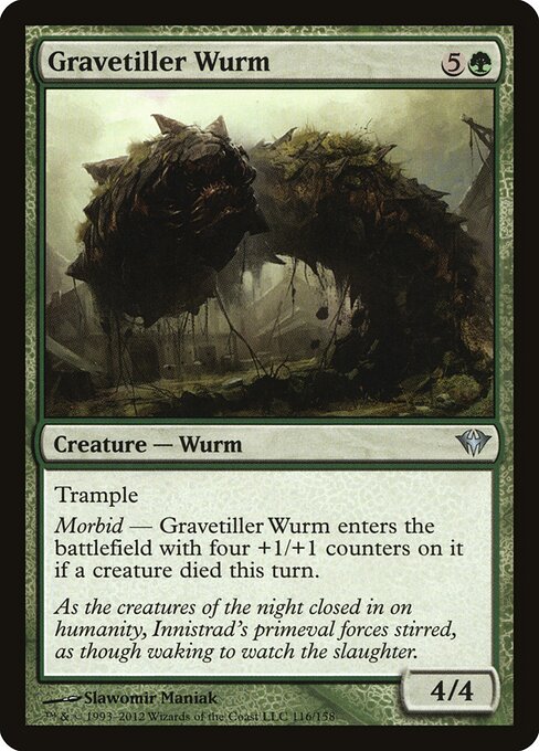 Gravetiller Wurm - Dark Ascension - 116