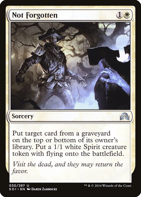 Not Forgotten - Shadows over Innistrad - 30