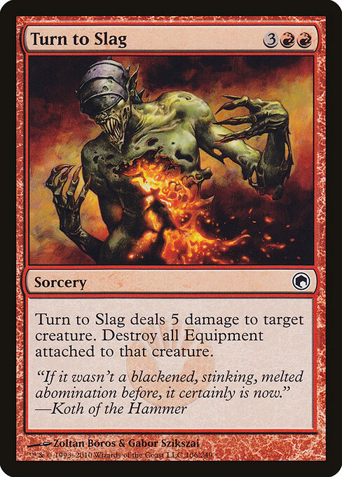 Turn to Slag - Scars of Mirrodin - 106