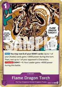 Flame Dragon Torch - The Azure Sea's Seven - EB04-040