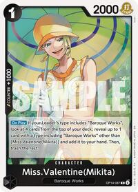 Miss.Valentine(Mikita) - The Azure Sea's Seven - OP14-087