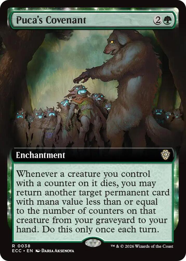 Puca's Covenant (Extended Art) [Lorwyn Eclipsed Commander]