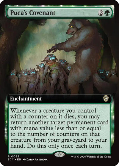 Puca's Covenant (Extended Art) [Lorwyn Eclipsed Commander]
